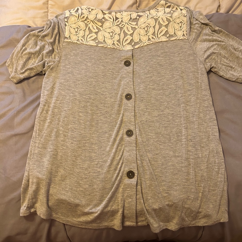 Xhilariation grey top